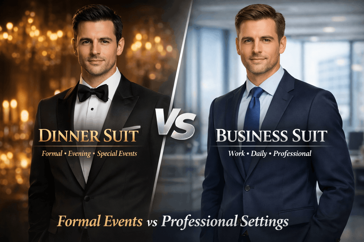 Dinner Suit vs Business Suit: Easy Style Differences Every Man Should Know