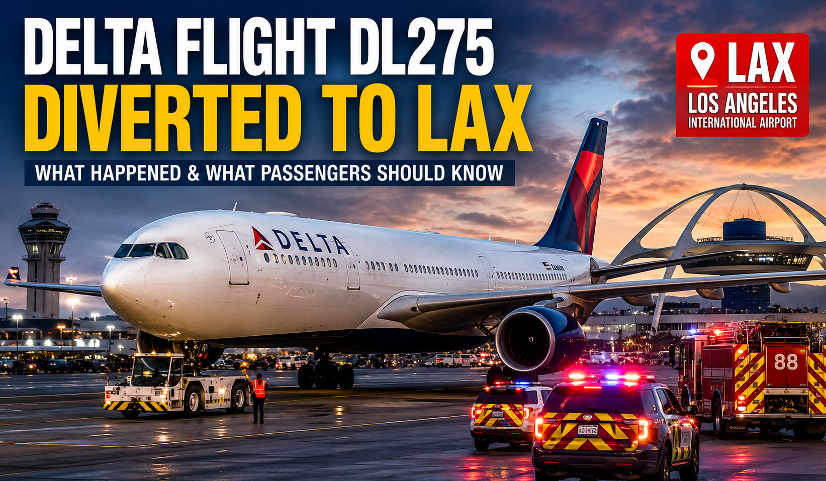 Delta Flight DL275 Diverted LAX: What Happened During the Flight