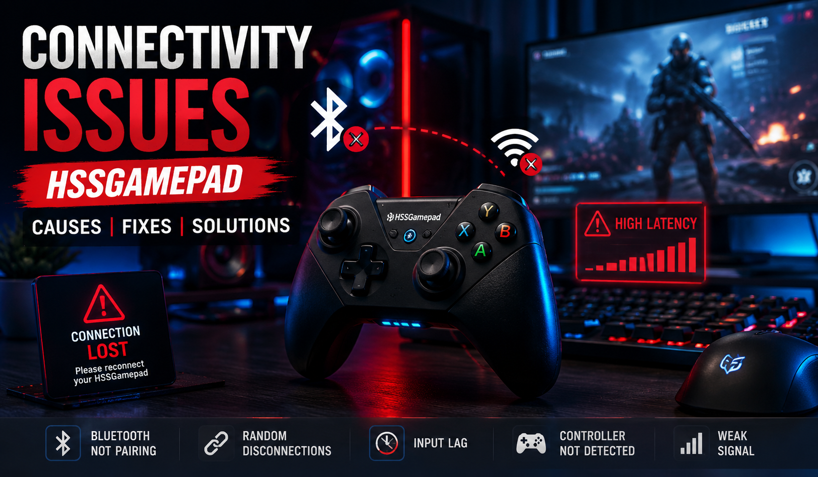 How to Solve Connectivity Issues HSSGamepad Quickly