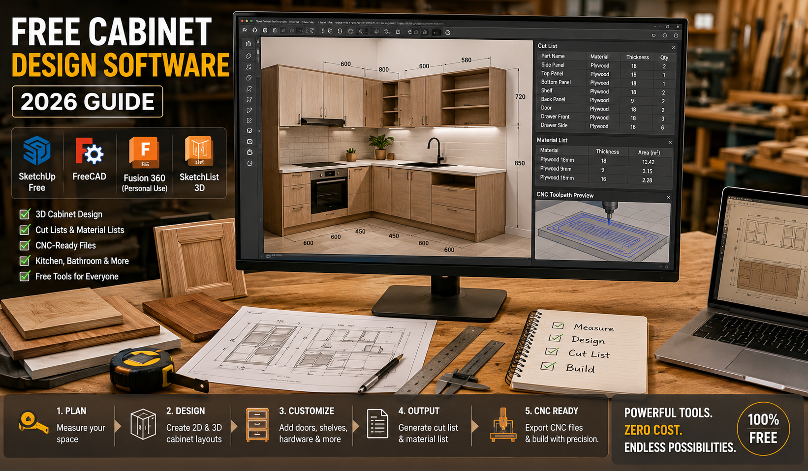 Best Free Cabinet Design Software in 2026 Complete Guide
