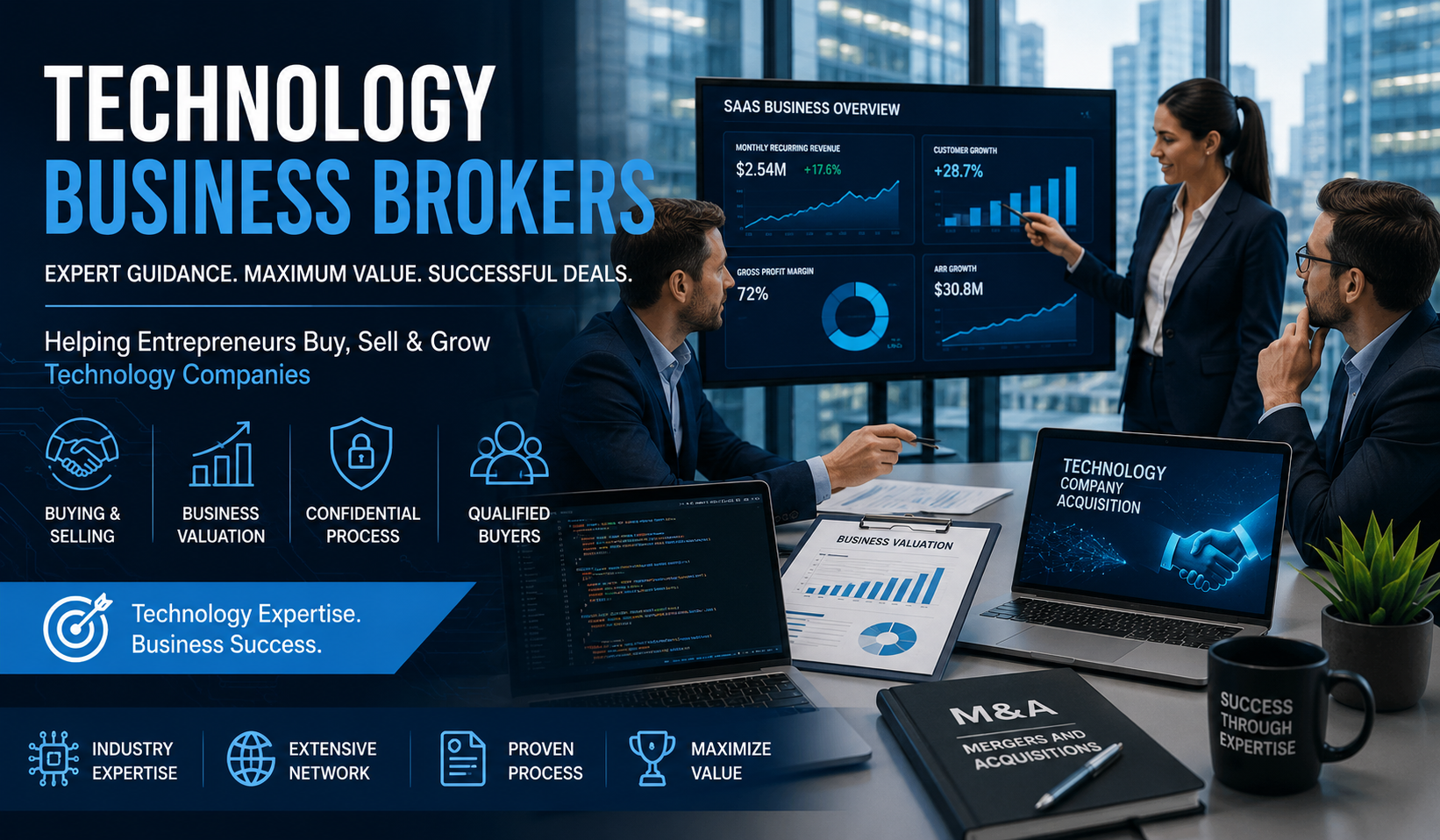 Technology Business Brokers: A Complete Guide for Tech Company Owners
