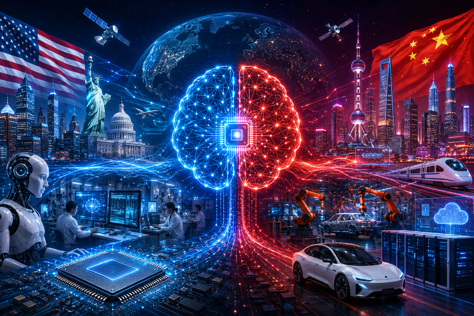 US China AI Race 2026