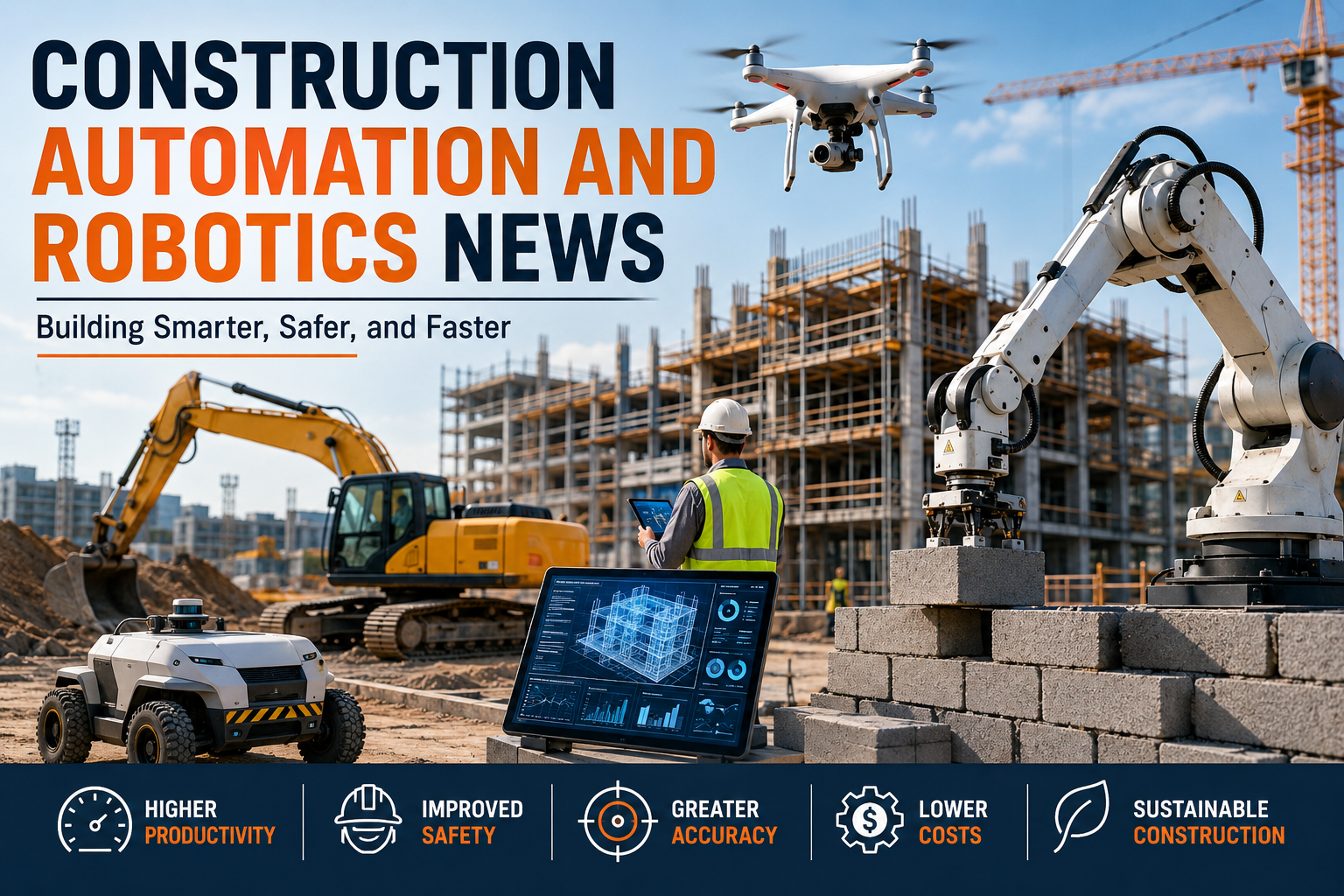 Construction Automation and Robotics News