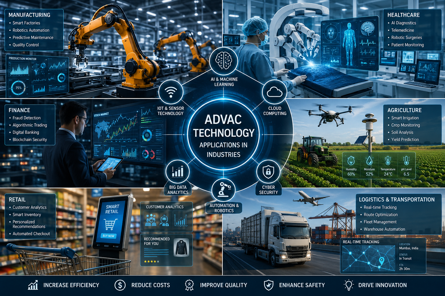 Advac Technology Applications in Industries